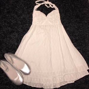 white dress